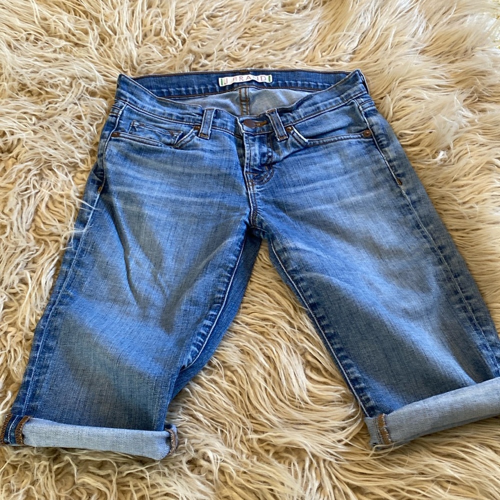 JBrand longer jean shorts size 24